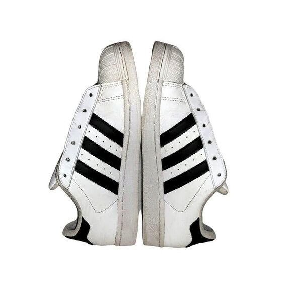 Adidas Womens Shoes White 7.5 Sneakers Superstar Shell Top - Picture 4 of 8